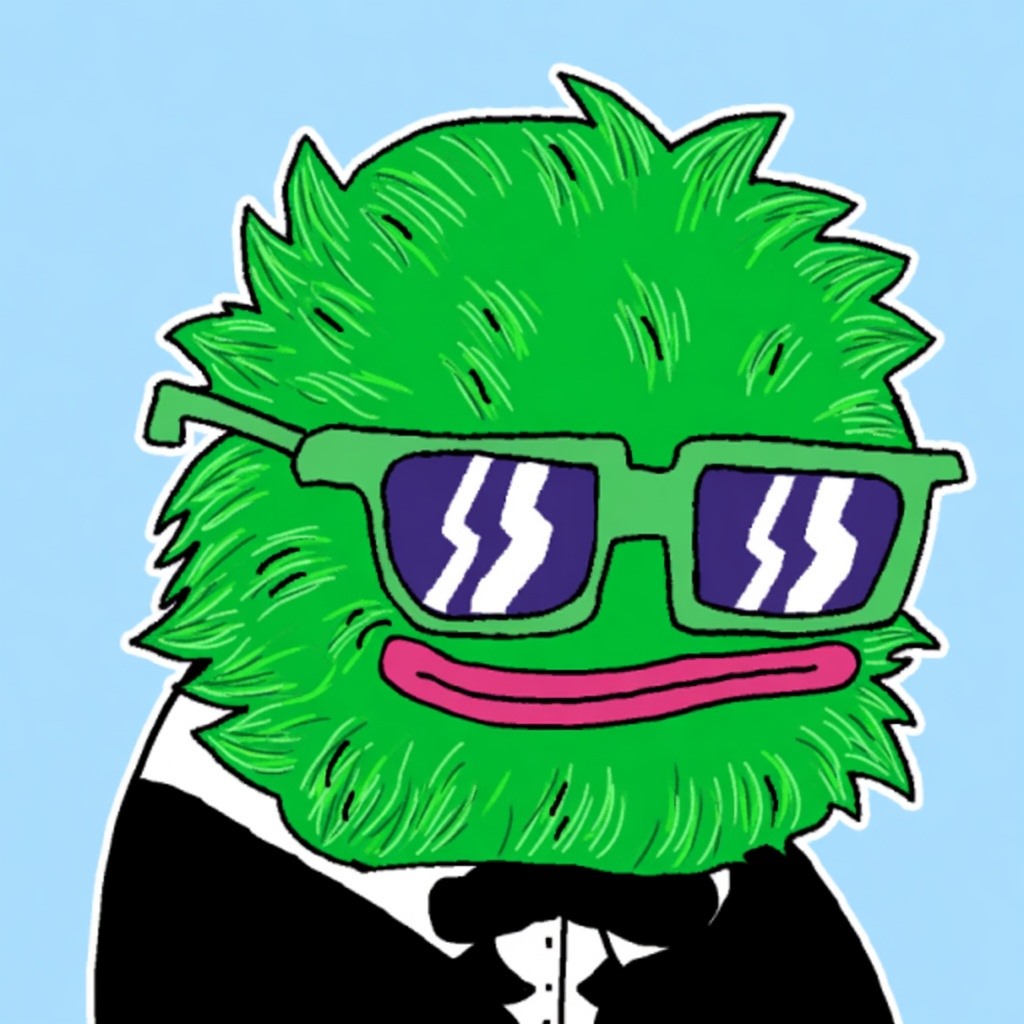 Wolfi in a tuxedo